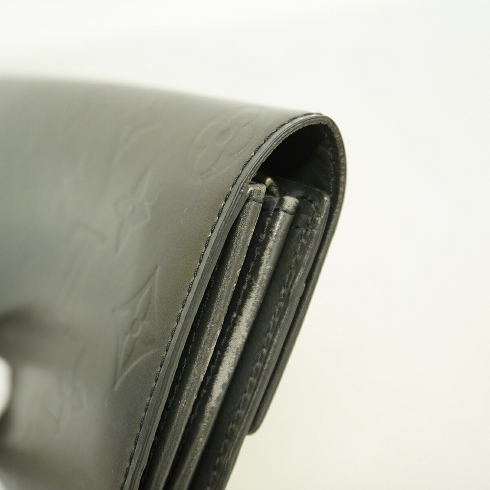 Louis Vuitton Monogram Mat Long Wallet Pochette Portemonnaie Credit M65172 No... - Picture 6 of 9
